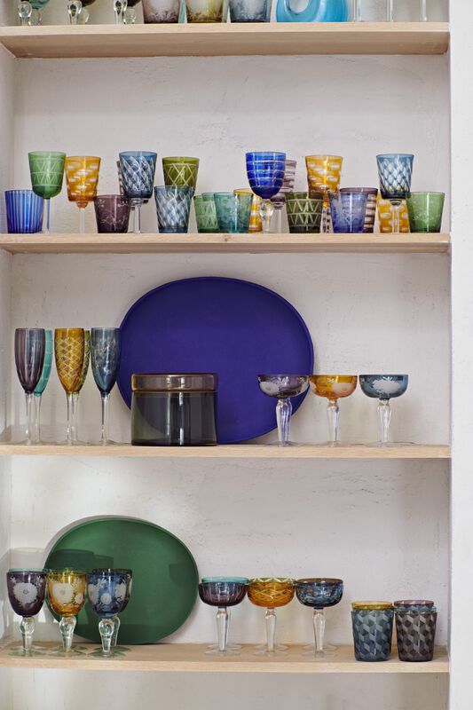 
Coffret de flûtes à champagne design « Cuttings » (6 pièces)