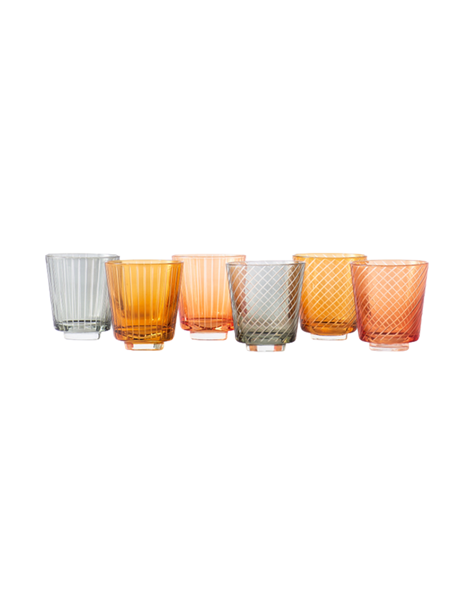 
"Library" Design Tumbler Set (6 pieces)