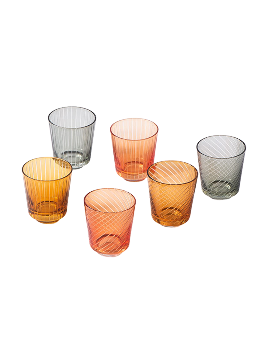 
"Library" Design Tumbler Set (6 pieces)