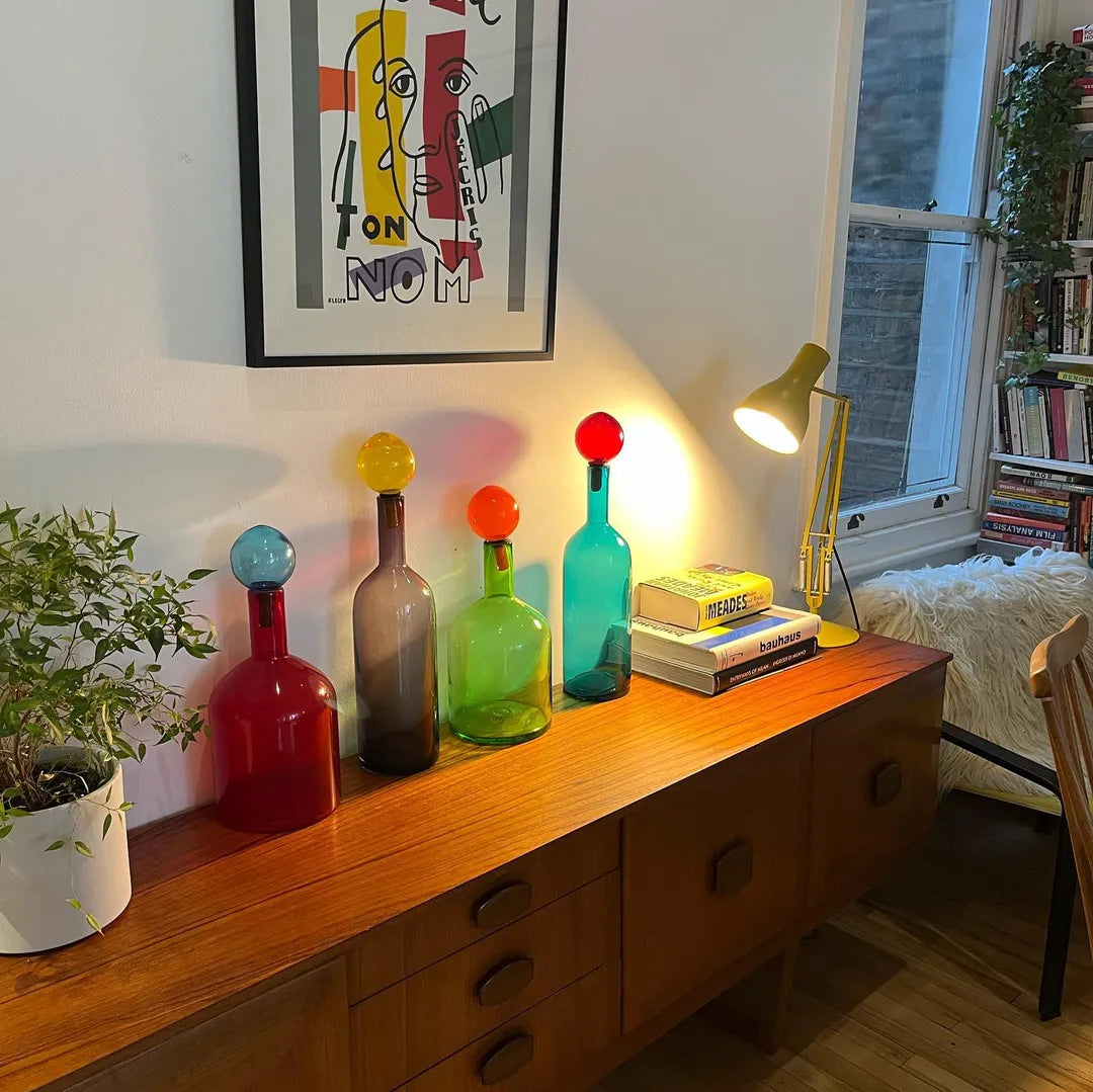 
4-piece set "Bubbles & Bottles" - Multicolor