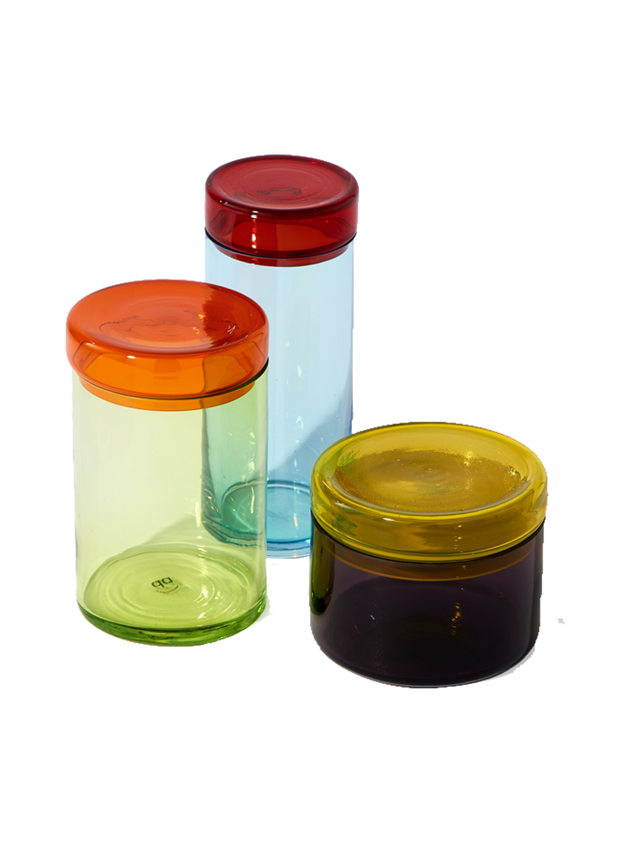 
Set de rangement 3 pièces « Caps & Jars » - Multicolore
