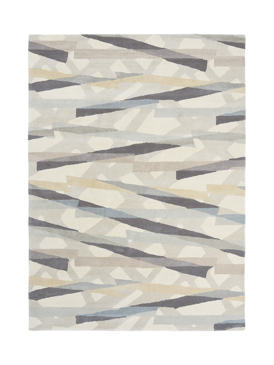 
Designer Rug "Diffinity" - hand-tufted, made from 100% pure new wool - 140 x 200 cm / Oyster