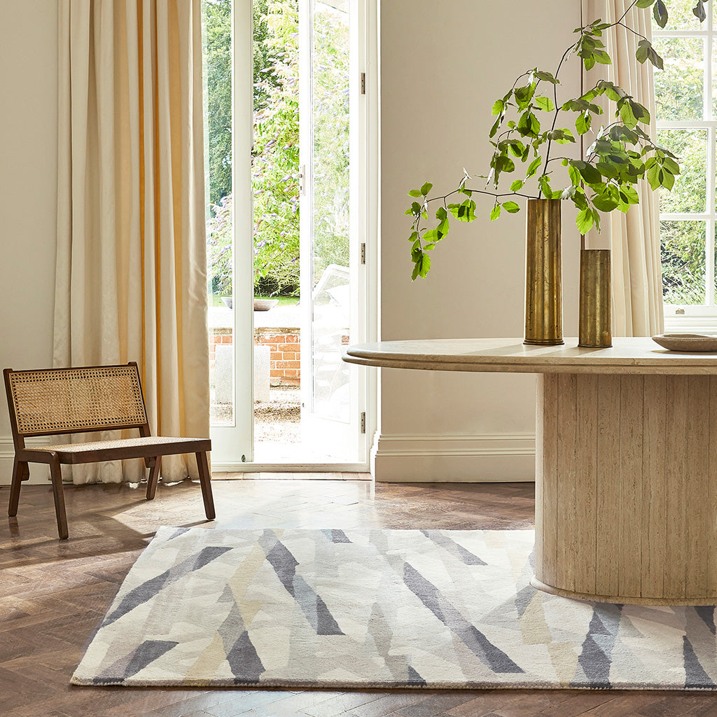 
Designer Rug "Diffinity" - hand-tufted, made from 100% pure new wool - 140 x 200 cm / Oyster