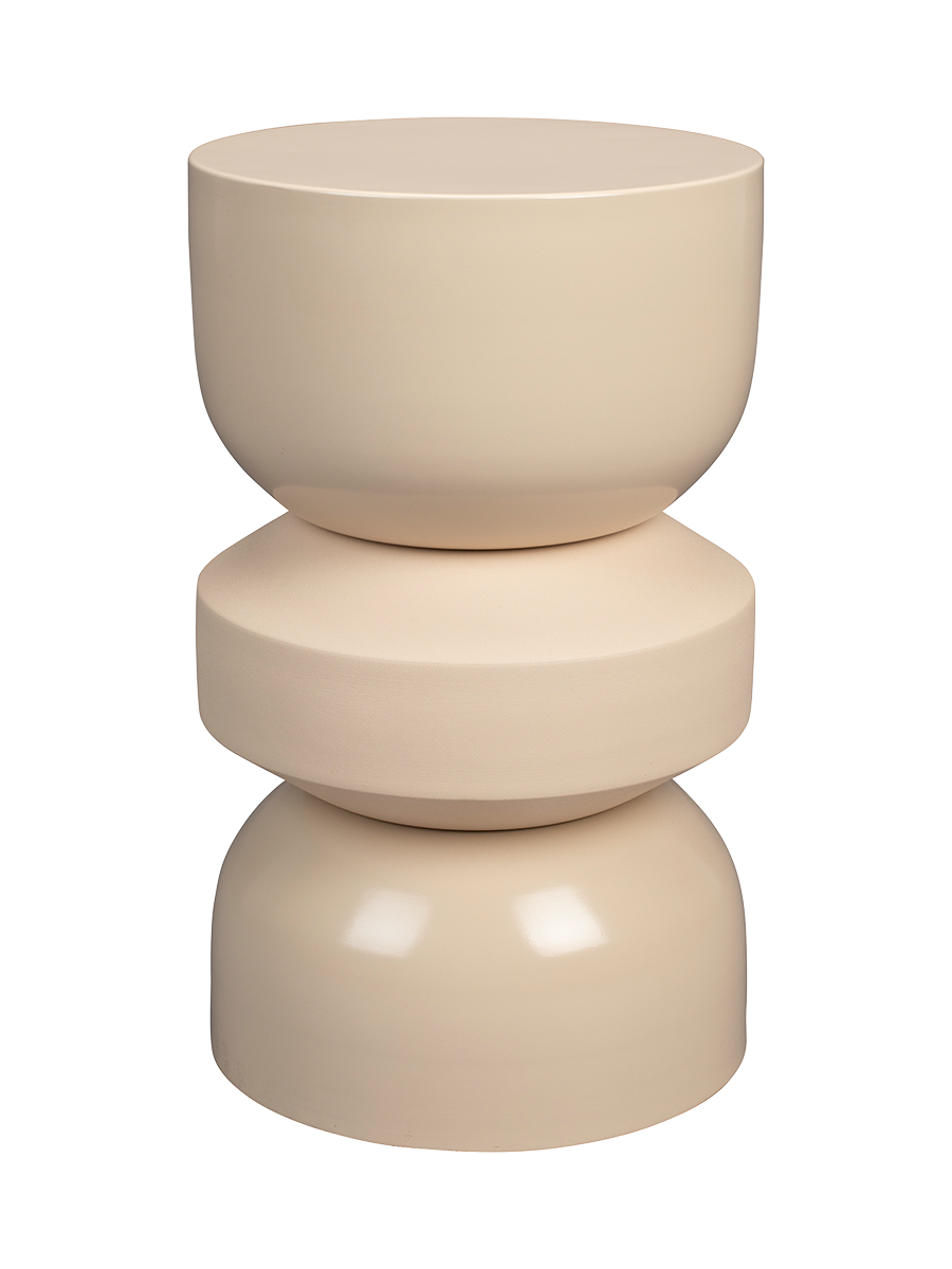 
Designer Side Table "Apollo" - Beige