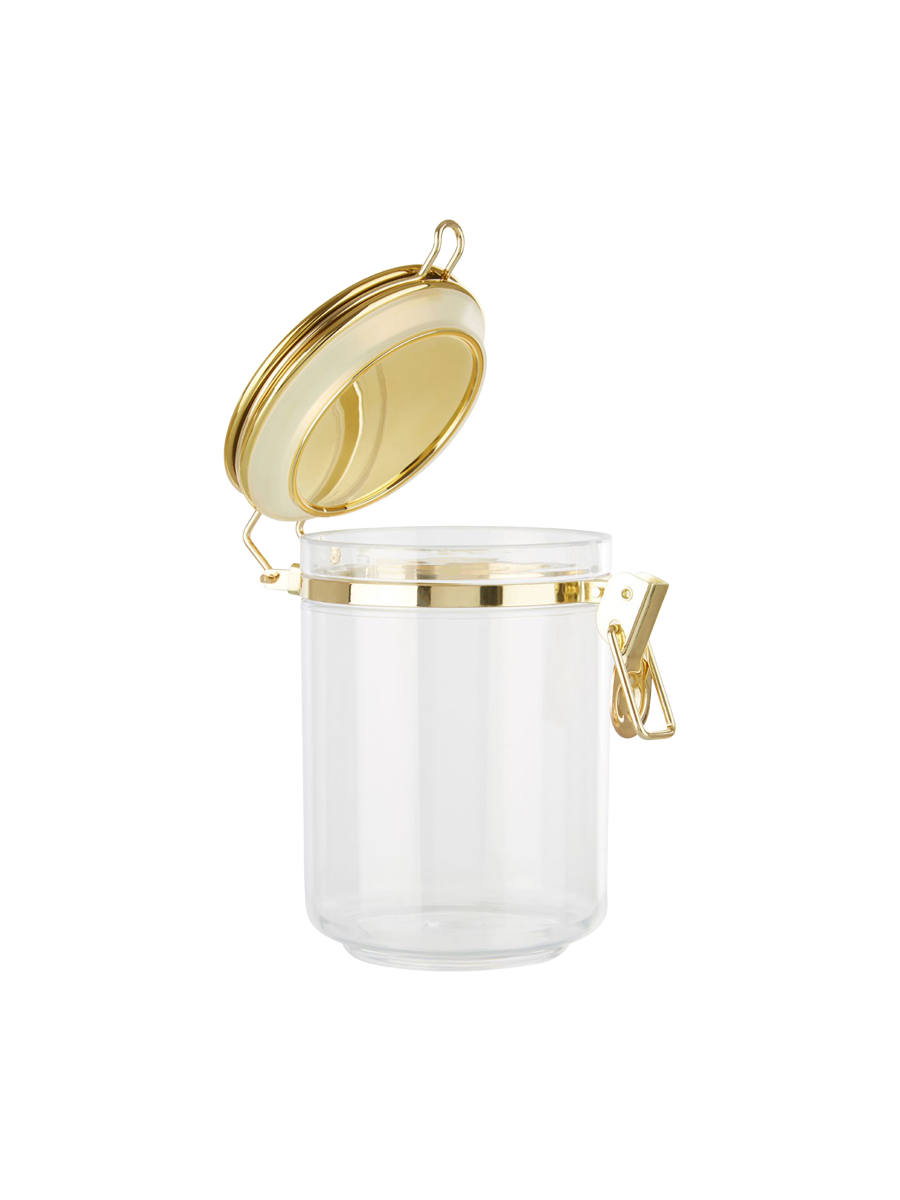 
Storage Tin "Gozo" - Gold / Medium, 800 ml