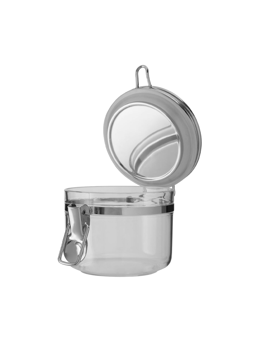 
Storage Tin "Gozo" - Silver / Small, 450 ml