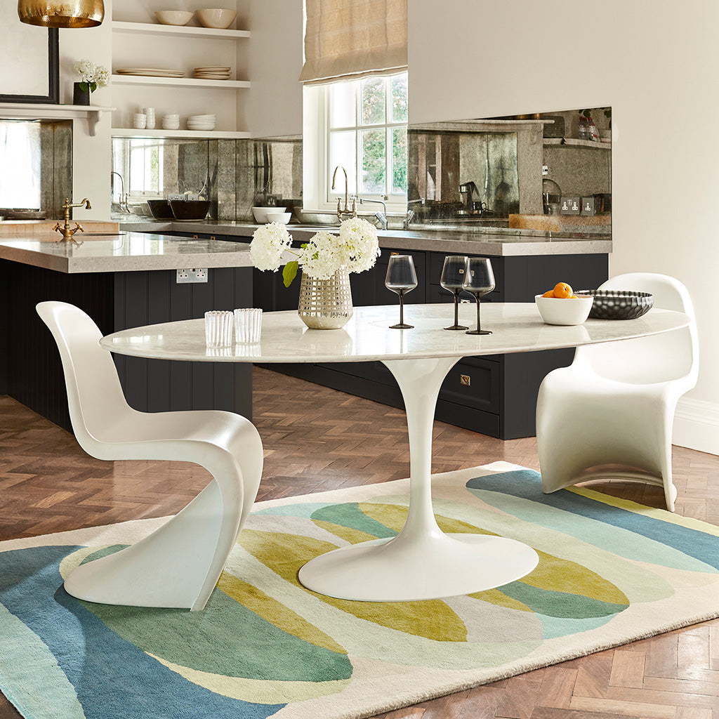 
Designer rug "Elliptic" - hand-tufted, made of 100% pure new wool - 140 x 200 cm