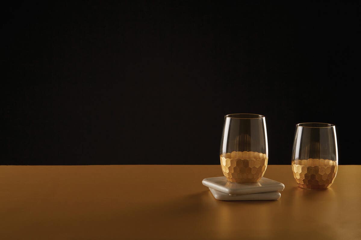 
Elegant Tumbler Glass Set "Astrid", 4 Pieces