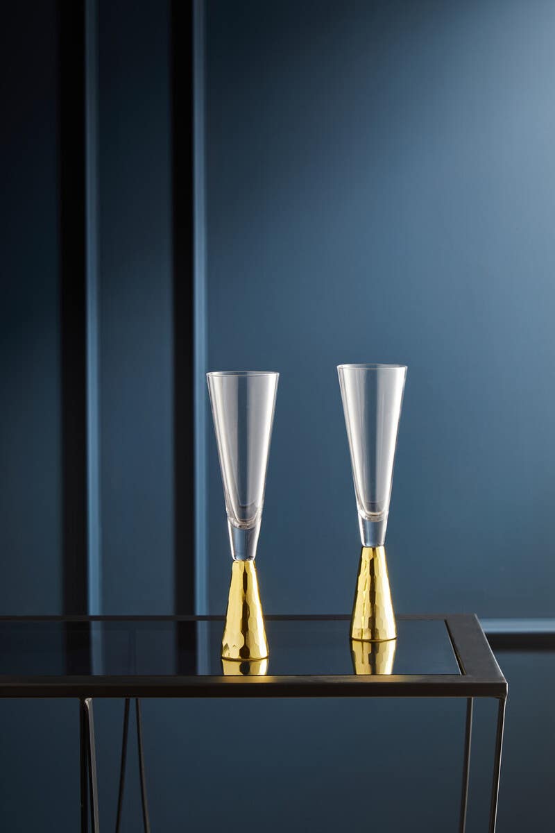 
Coffret de 2 flûtes à champagne « Astrid »