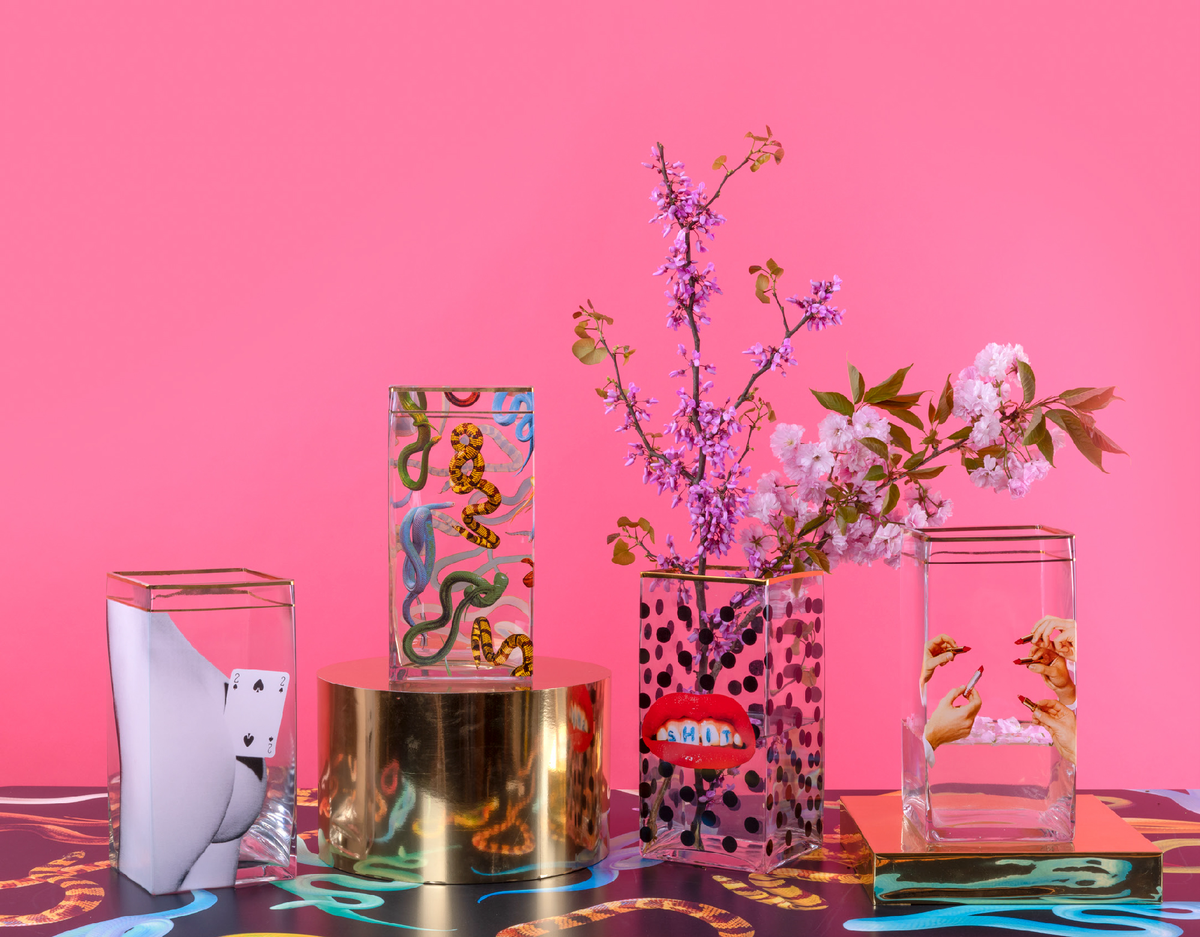 
Vaso di design Seletti X Toiletpaper «Big two of Spades»