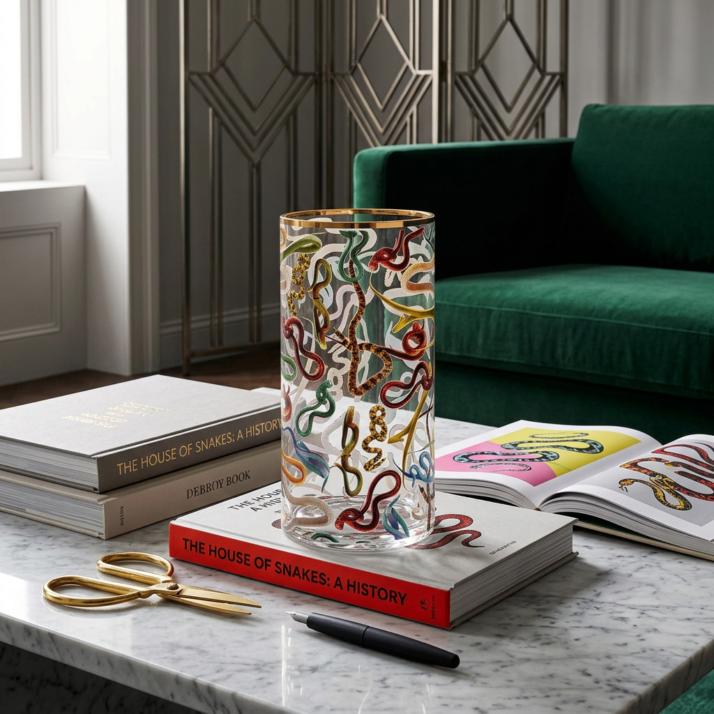 
Designer Vase Seletti X Toiletpaper "Snakes" - Medium, Ø 15 x 30 cm