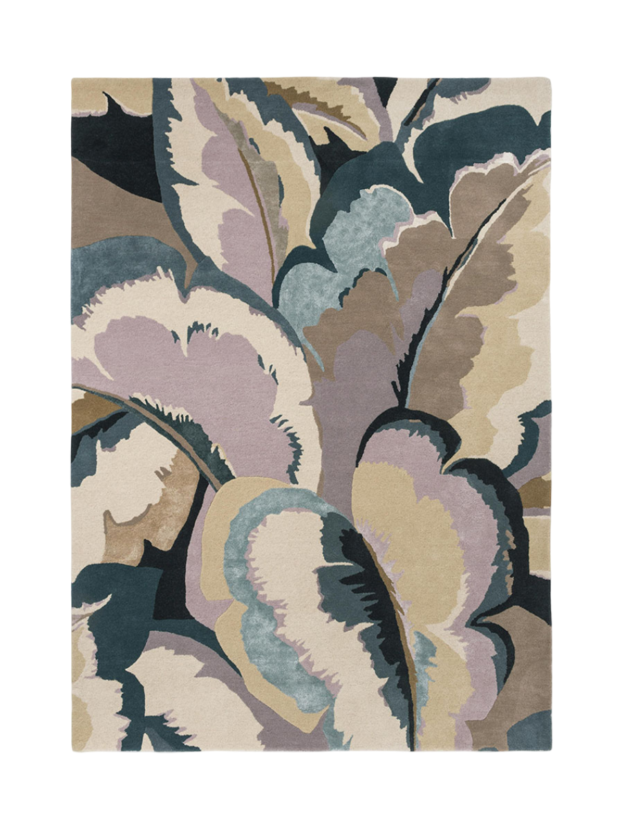 
Designer rug "Calathea" - hand-tufted, made from 100% pure new wool - 140 x 200 cm / Shiitake