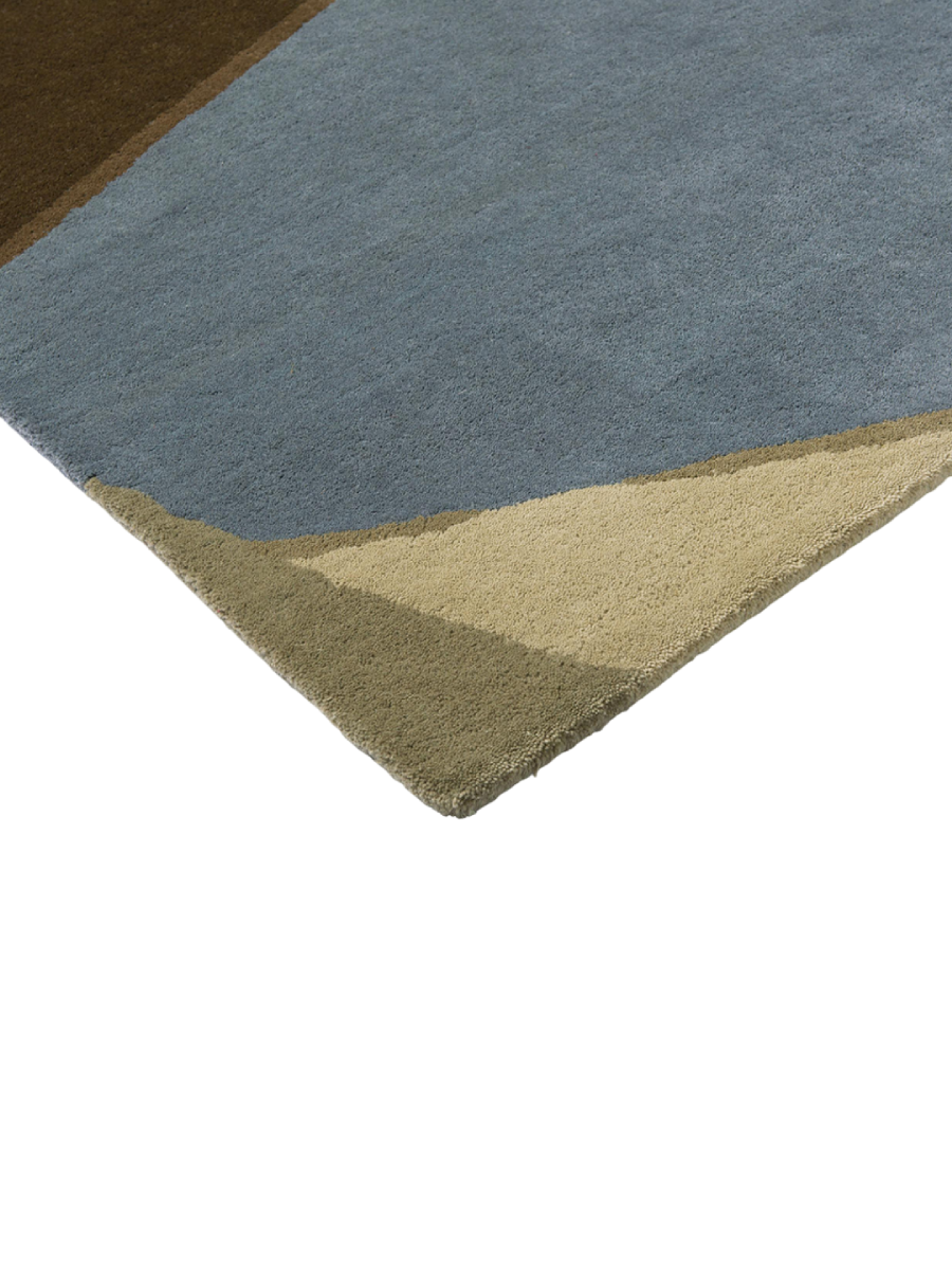 
"Sumi Reflect" Designer Wool Rug - Hand-Tufted - 140 x 200 cm / Cornstarch