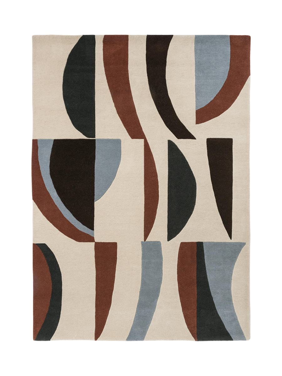 
"Torillo" designer wool rug - hand-tufted - 140 x 200 cm / Kornblume