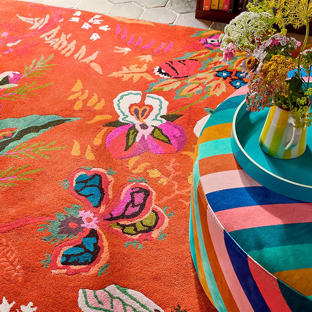
Designer Rug "Wonderland Floral" - hand-tufted, made from 97% pure new wool - 140 x 200 cm