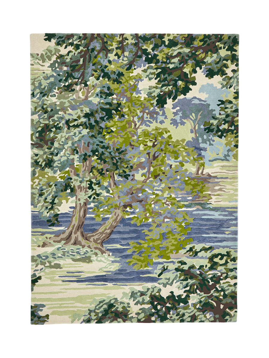 
Tapis design « Ancient Canopy » – tufté à la main, en pure laine vierge - 140 x 200 cm