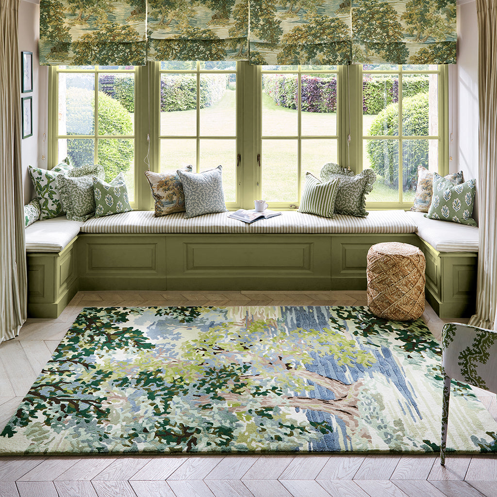 
Tapis design « Ancient Canopy » – tufté à la main, en pure laine vierge - 140 x 200 cm