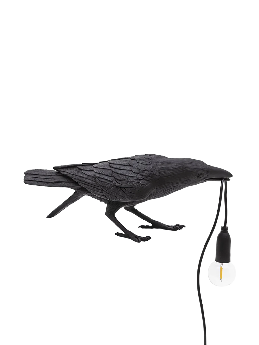 
Lampe de table design LED « Bird Playing » - Noir