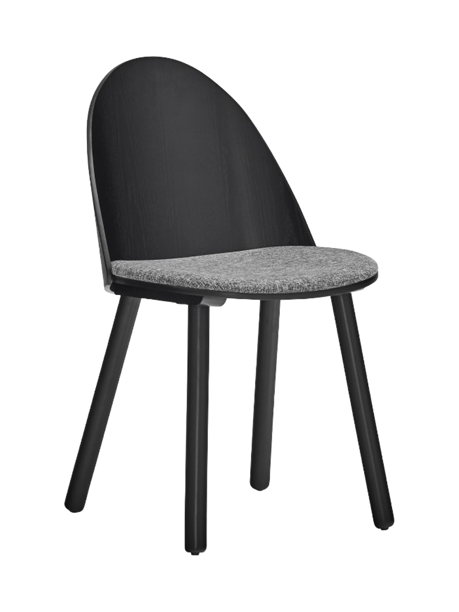 
Hochwertiger Design Stuhl „Uma“ - Schwarz