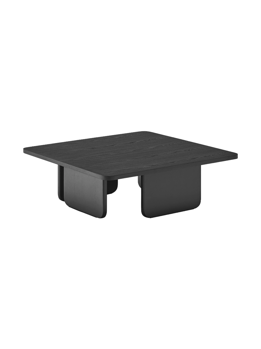 
Design Couchtisch „Arq“ - 100 x 100 cm - Schwarz