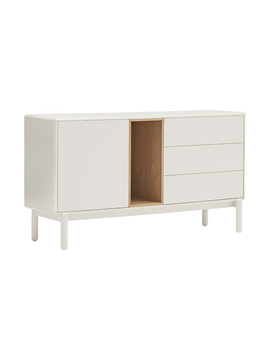 
Buffet design « Corvo » - Gris perle