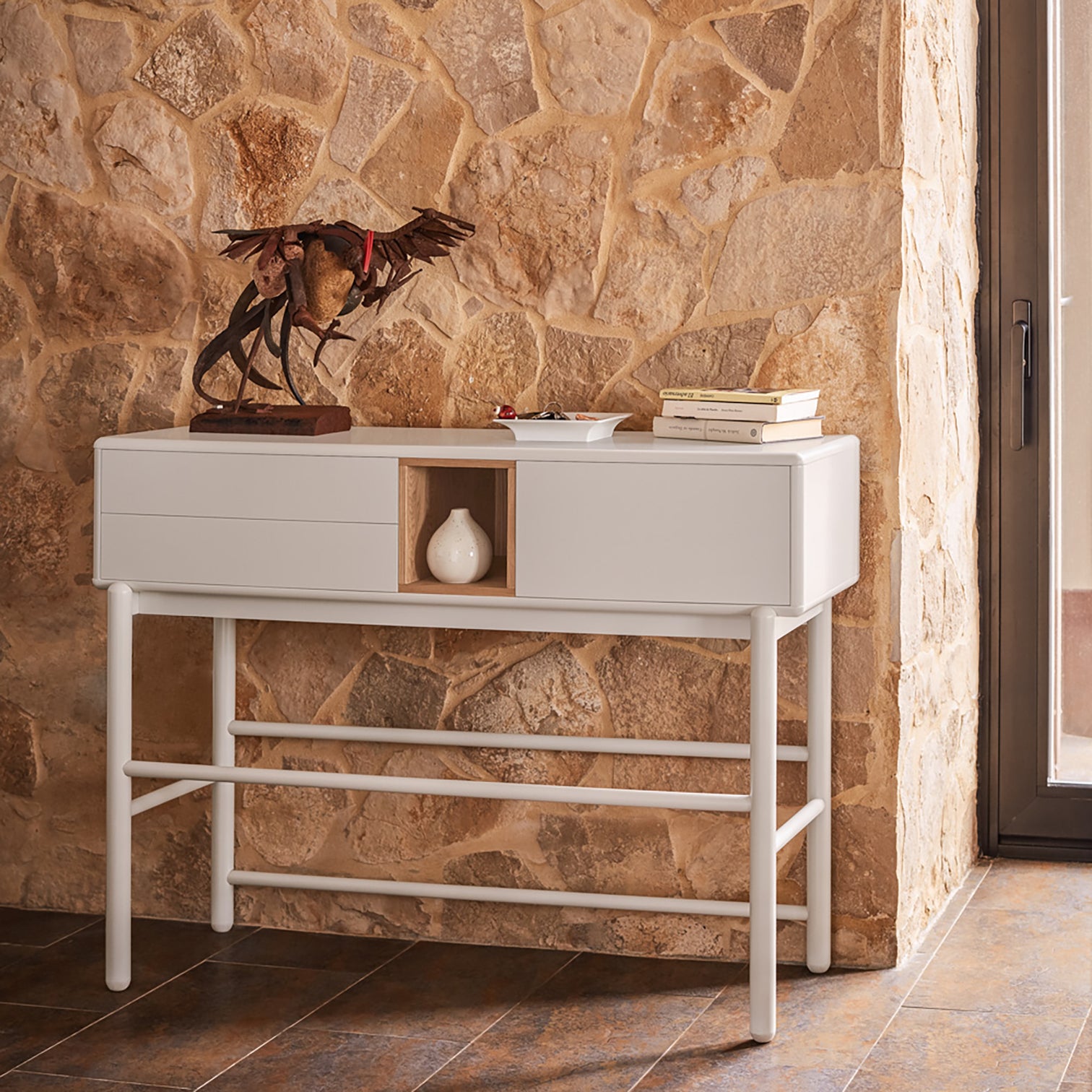 
"Corvo" Console Table Design - Cream