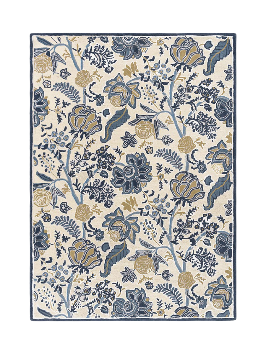 
Tapis design « Shalimar » – tufté main, en pure laine vierge et viscose - 140 x 200 cm
