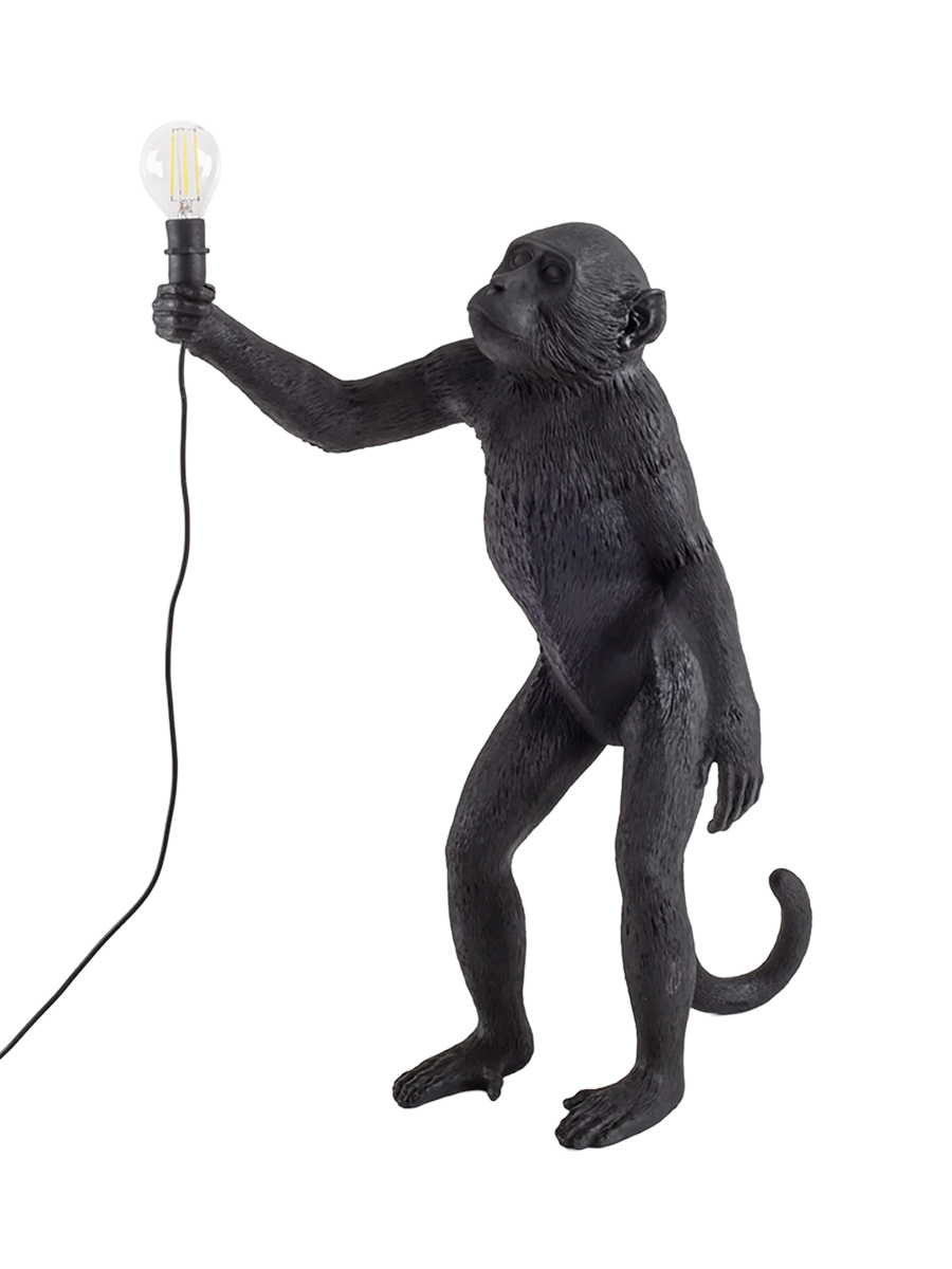 
Lampada da tavolo LED di design «The Monkey Standing» - Nero