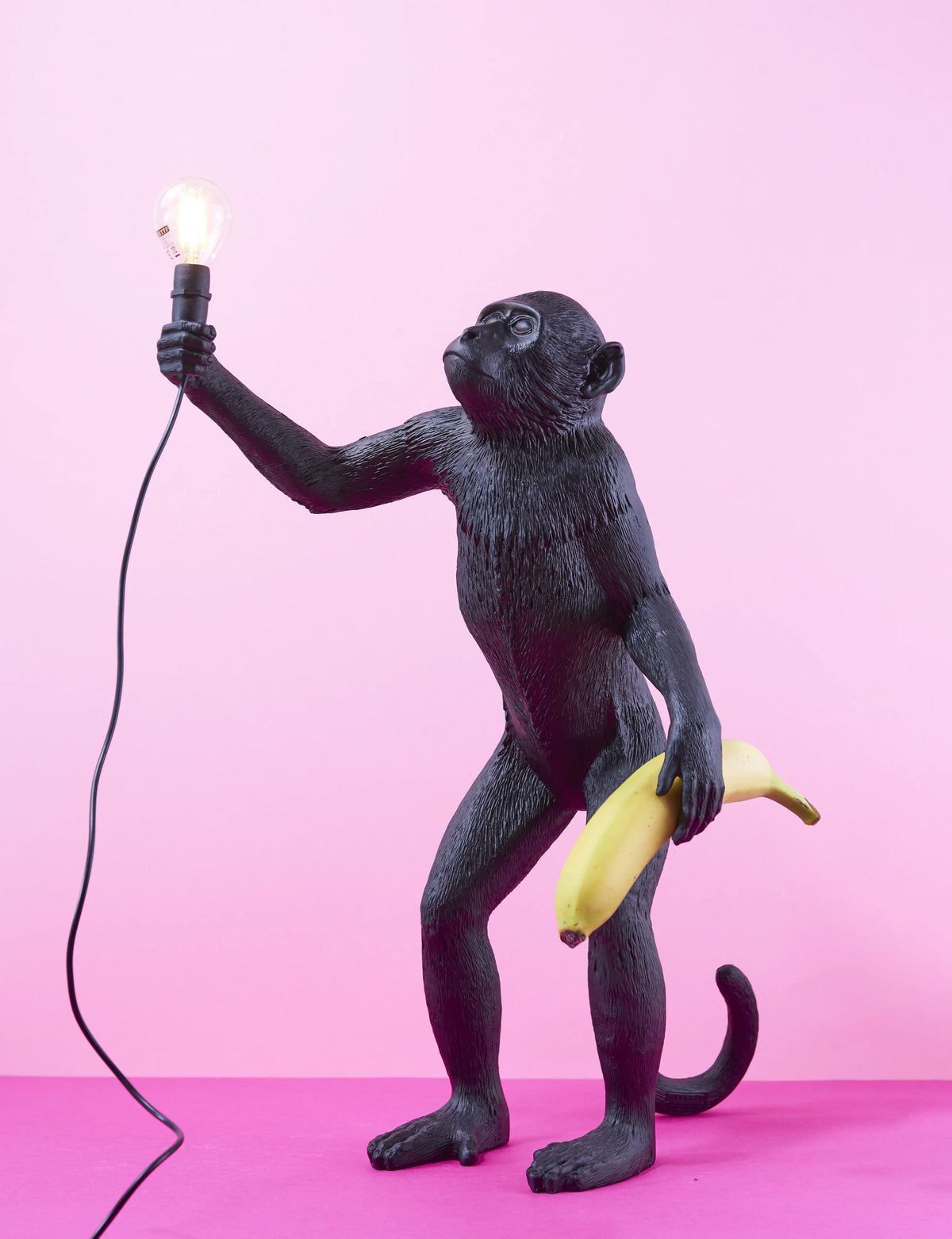 
Lampada da tavolo LED di design «The Monkey Standing» - Nero