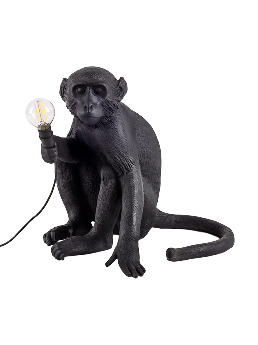 
Lampada da tavolo LED di design «The Monkey Sitting» - Nero
