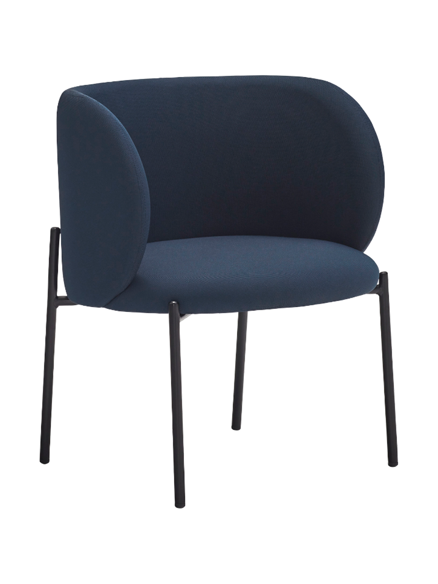 
Design Sessel „Mogi“ mit Armlehnen - Navy