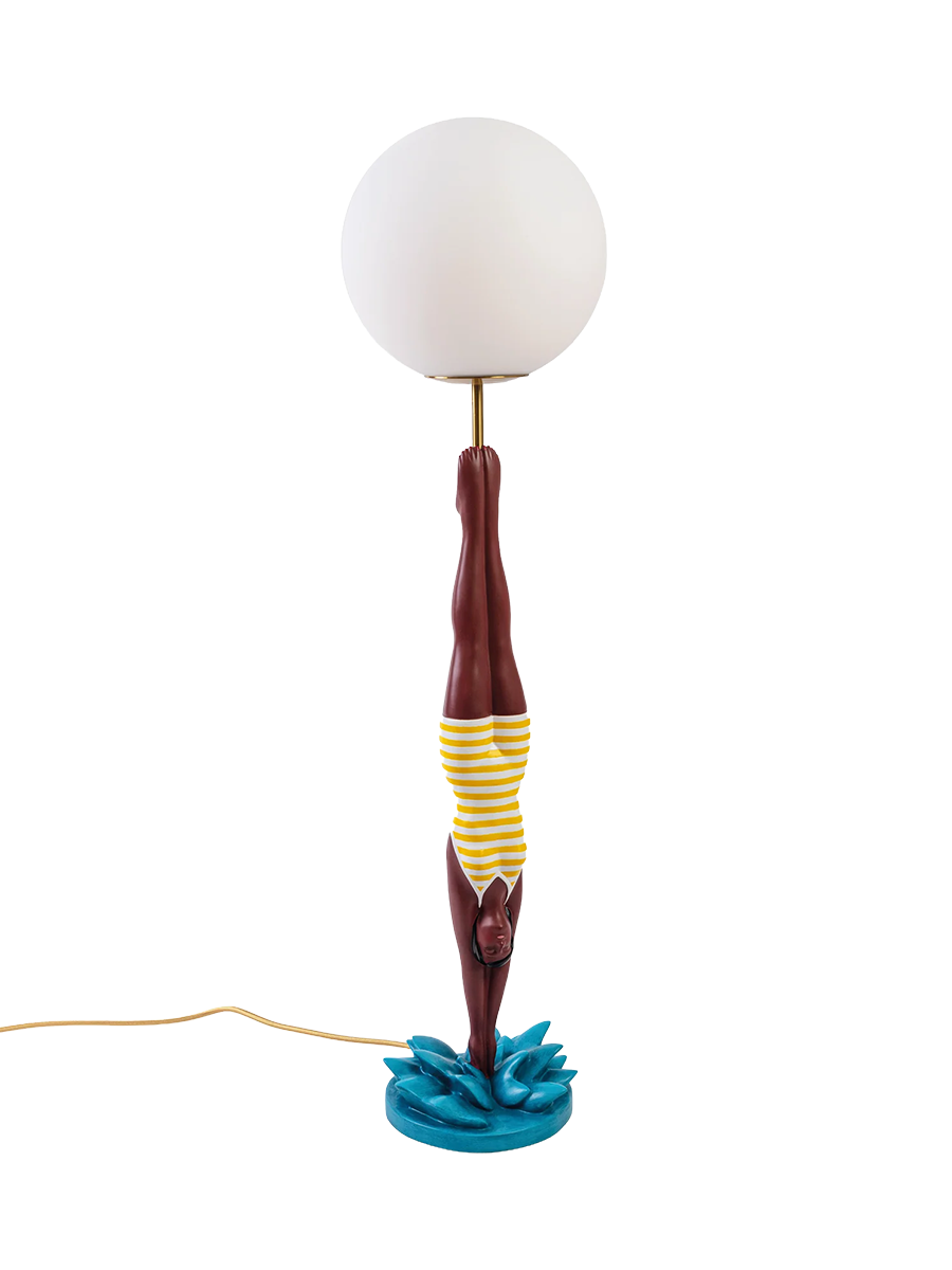 
Grande lampe de table design « Diver Yellow »