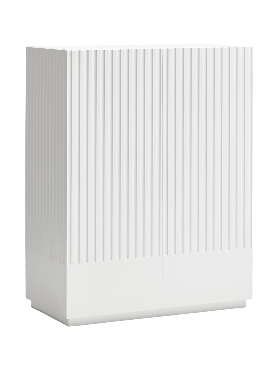 
Highboard design « Doric » - Blanc