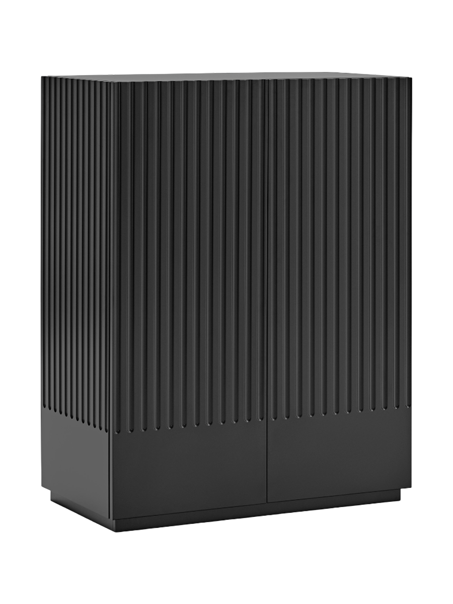 
Highboard design « Doric » - Noir