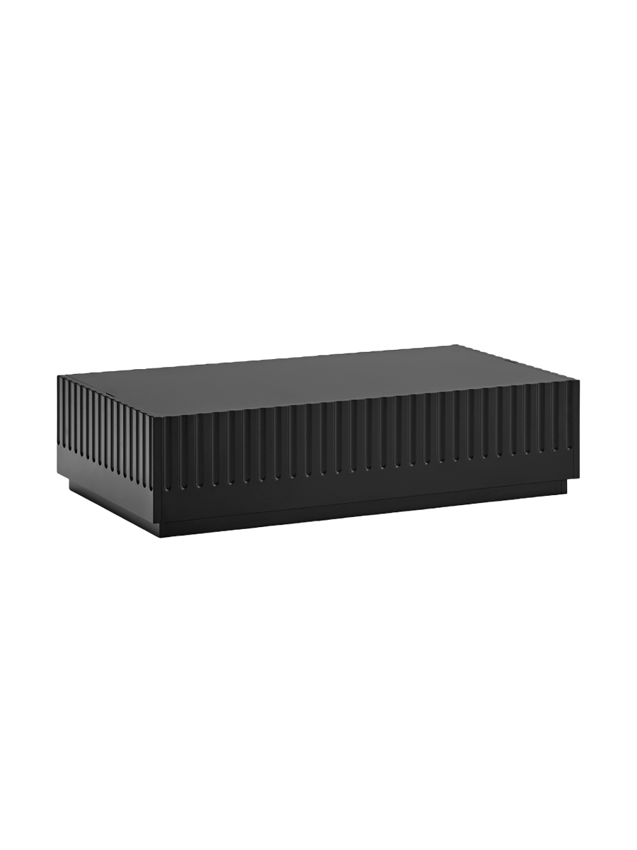 
Table basse design « Doric » 110 x 60 cm - Noir