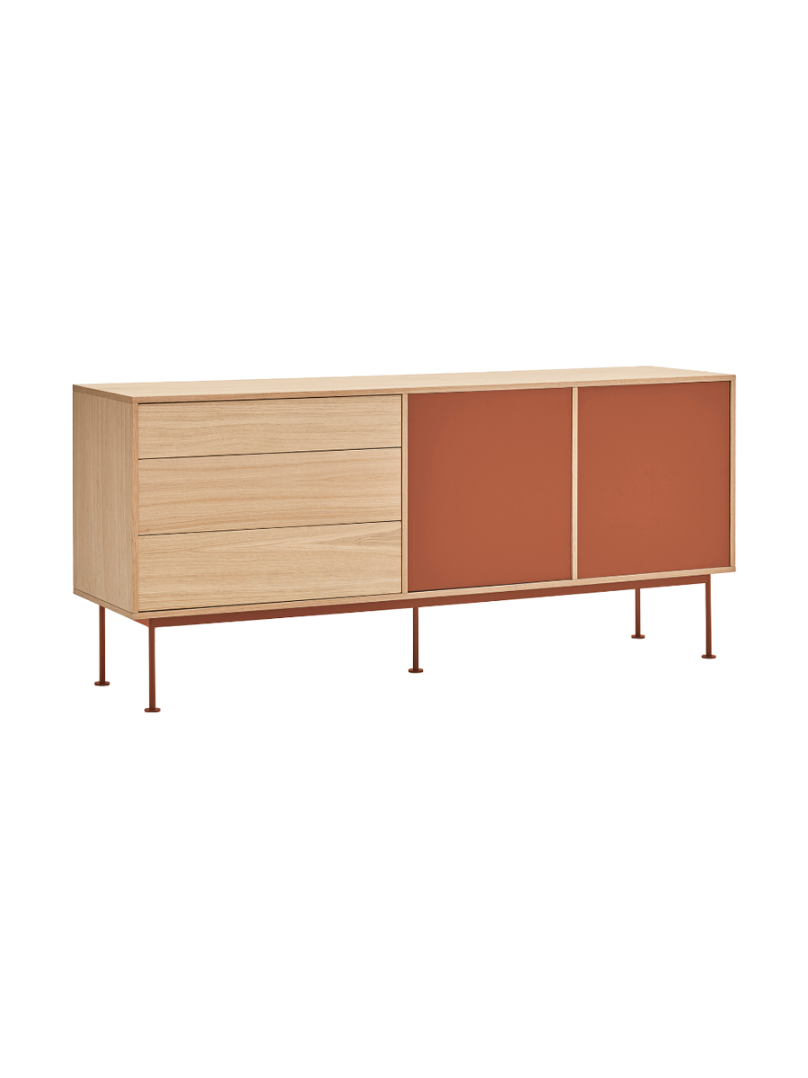 
Large Designer Sideboard "Yoko" - Arkilla / Oak