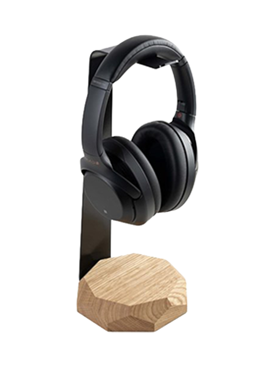 
2-in-1 Headphone Stand & Charger „Eleven“ - Eichenholz