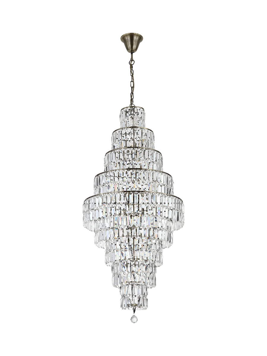 
Exclusive, dimmable "Empire" chandelier with 13 lights
