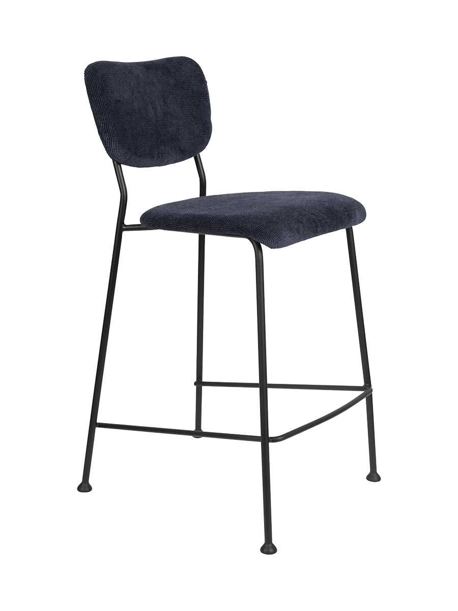 
Design Barstuhl „Benson“ - Dunkelblau