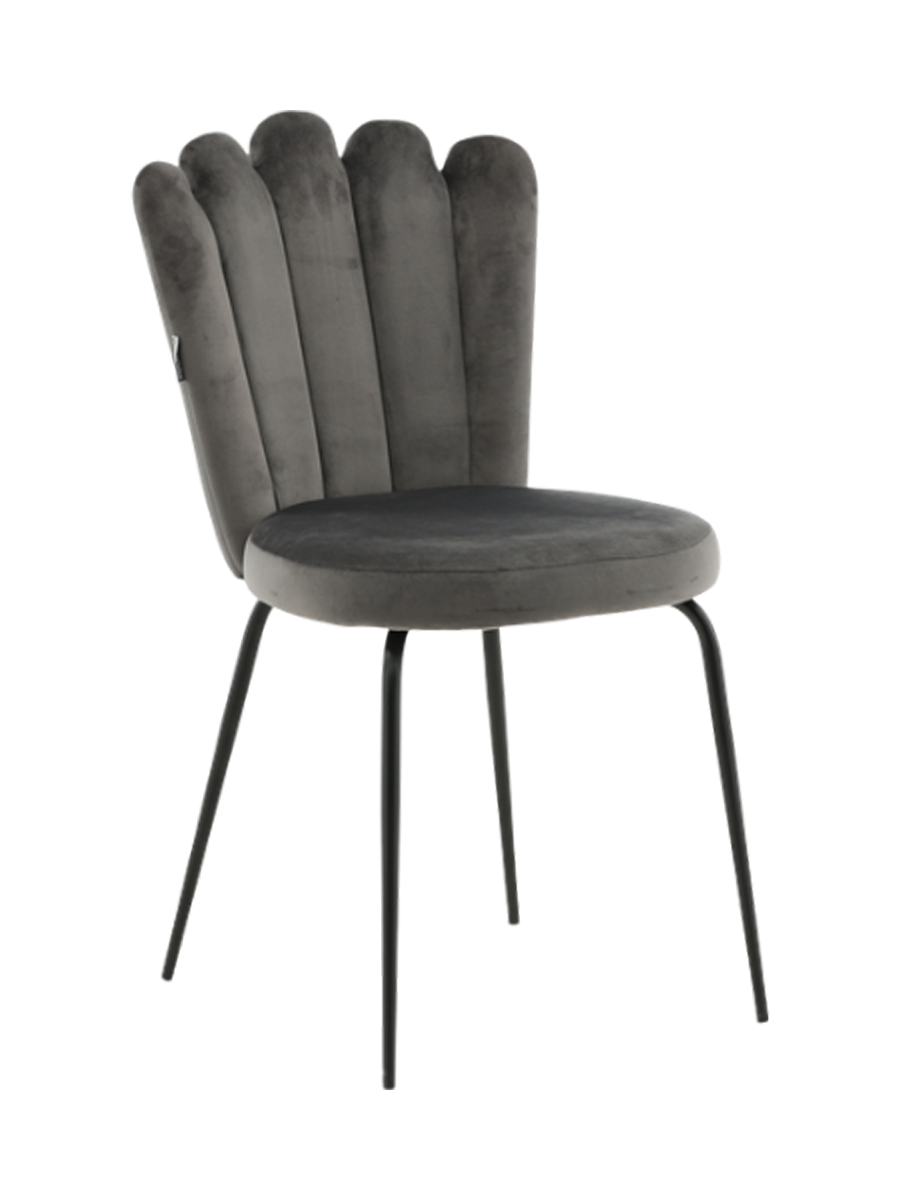 
Sedia da pranzo dal design moderno „Limhamn“ - Grigio scuro
