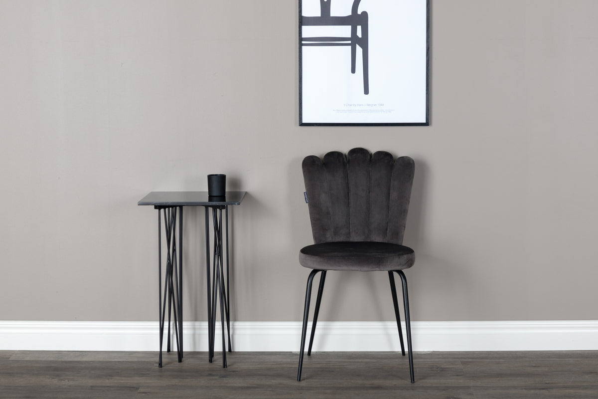
Sedia da pranzo dal design moderno „Limhamn“ - Grigio scuro