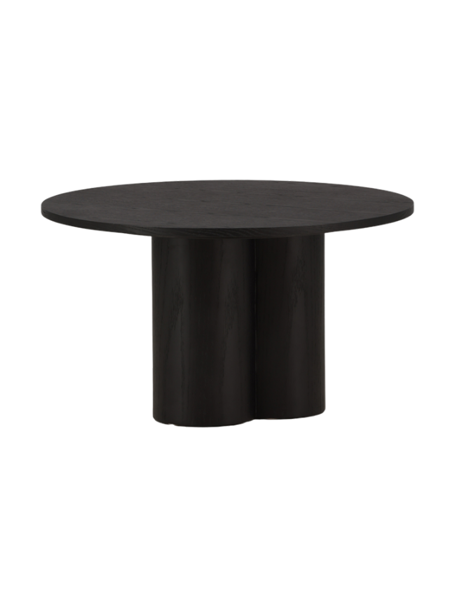 
Tavolino da caffè di design „Olivia“ Ø 80 cm - Nero