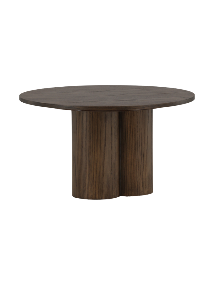 
Tavolino da caffè di design „Olivia“ Ø 80 cm - Mocca