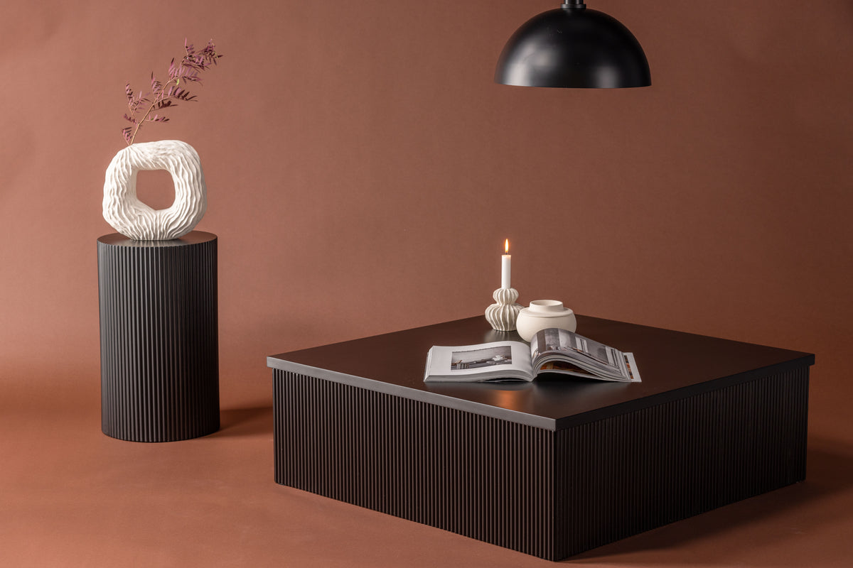 
Tavolino da salotto dal design moderno „Lenox“ 90 x 90 cm, Nero