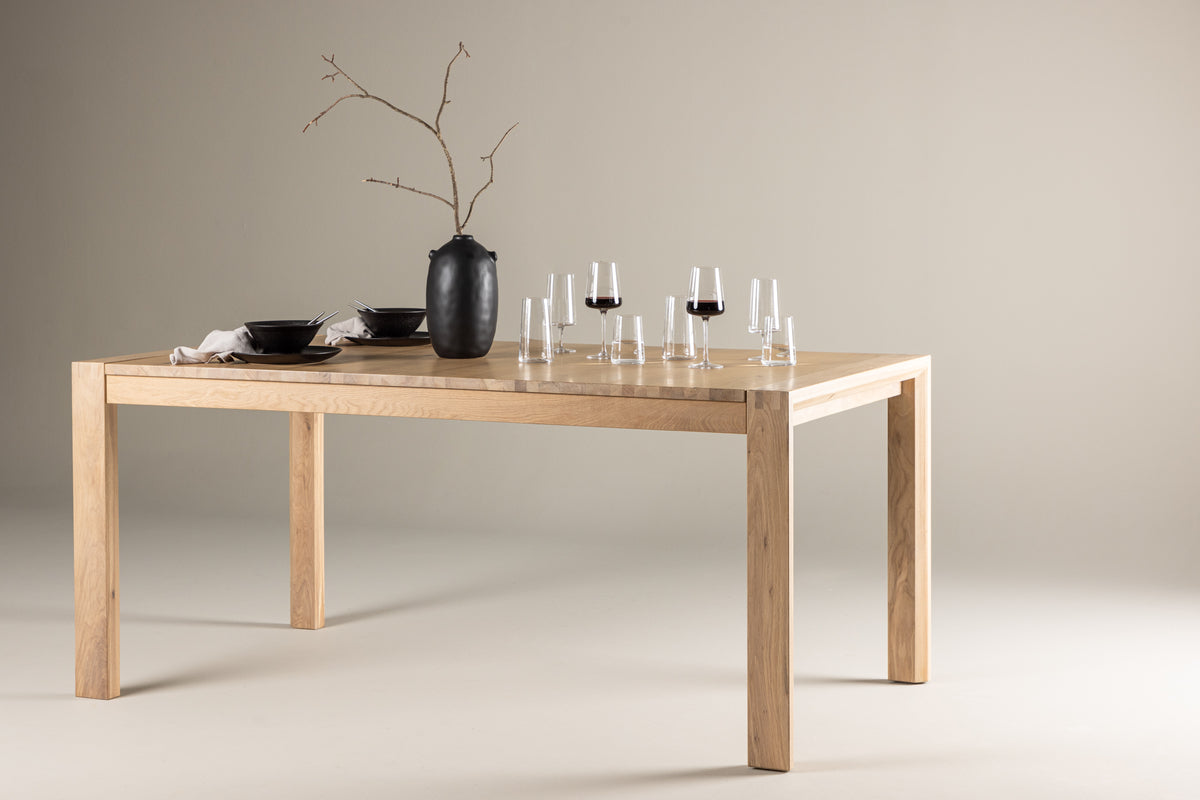 
Tavolo da pranzo di design massiccio allungabile „Slider“ 170-250 x 95 cm - Legno di quercia Natural