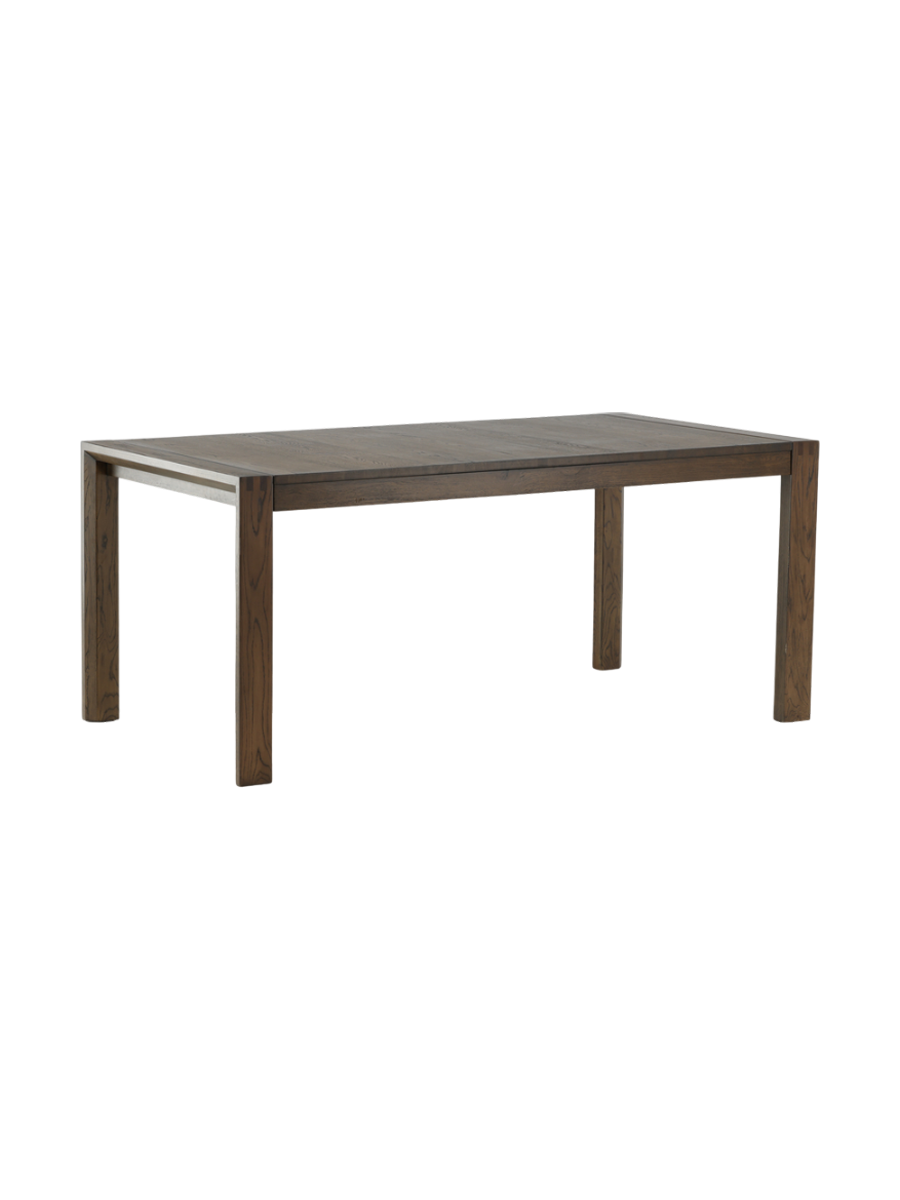 
Tavolo da pranzo di design massiccio allungabile „Slider“ 170-250 x 95 cm - Marrone rovere