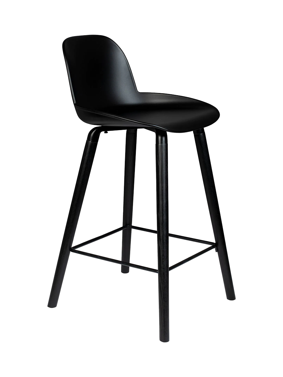 
Design Barstuhl „Albert Kuip“ - Sitzhöhe 65 cm / Schwarz