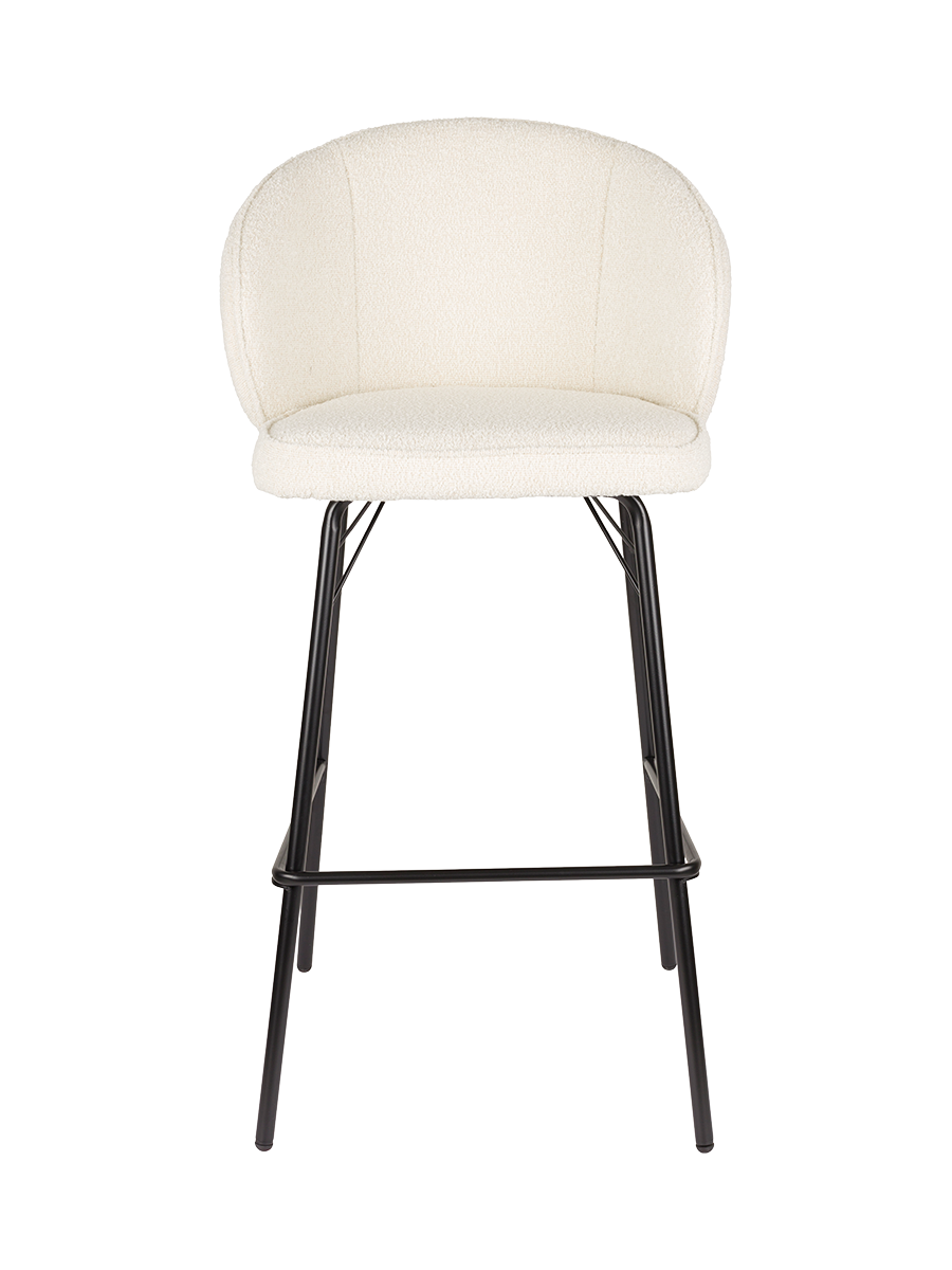 
Tabouret de bar de qualité « Joe » - Écru