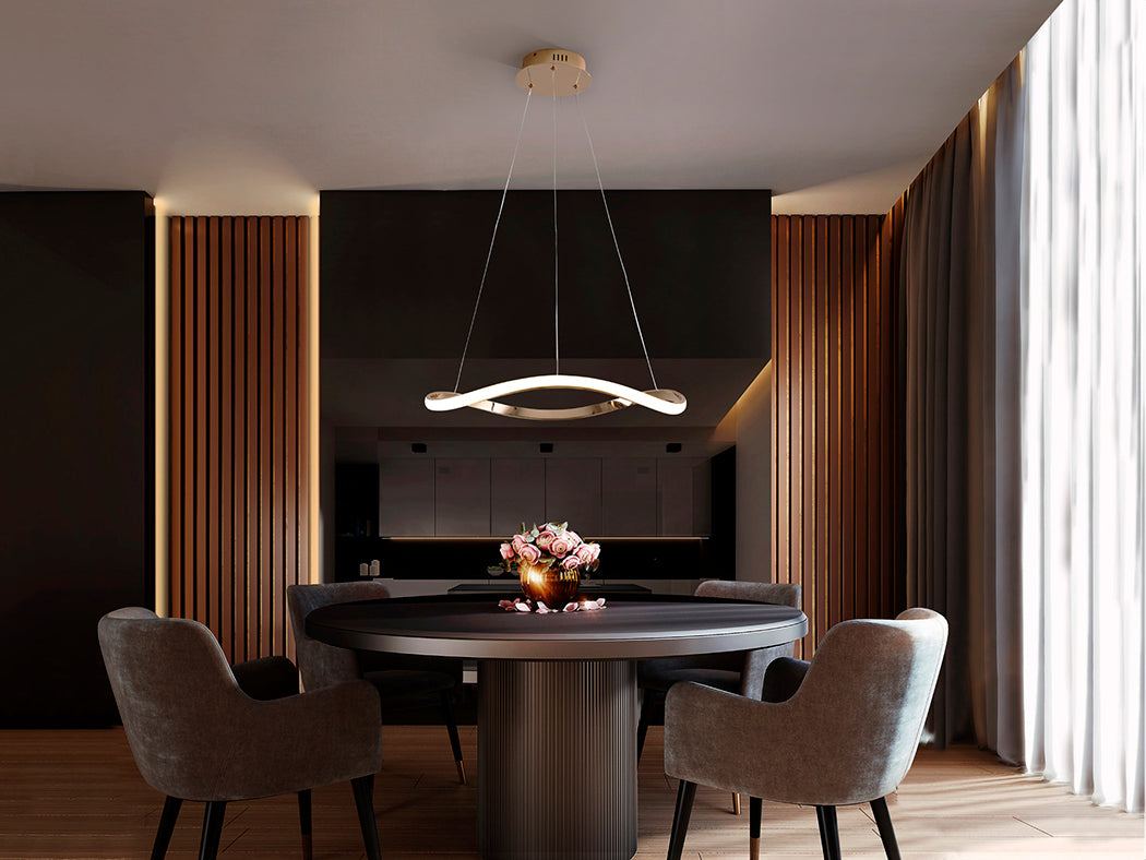 
LED Design Pendant Lamp “Naos”, Single-Light