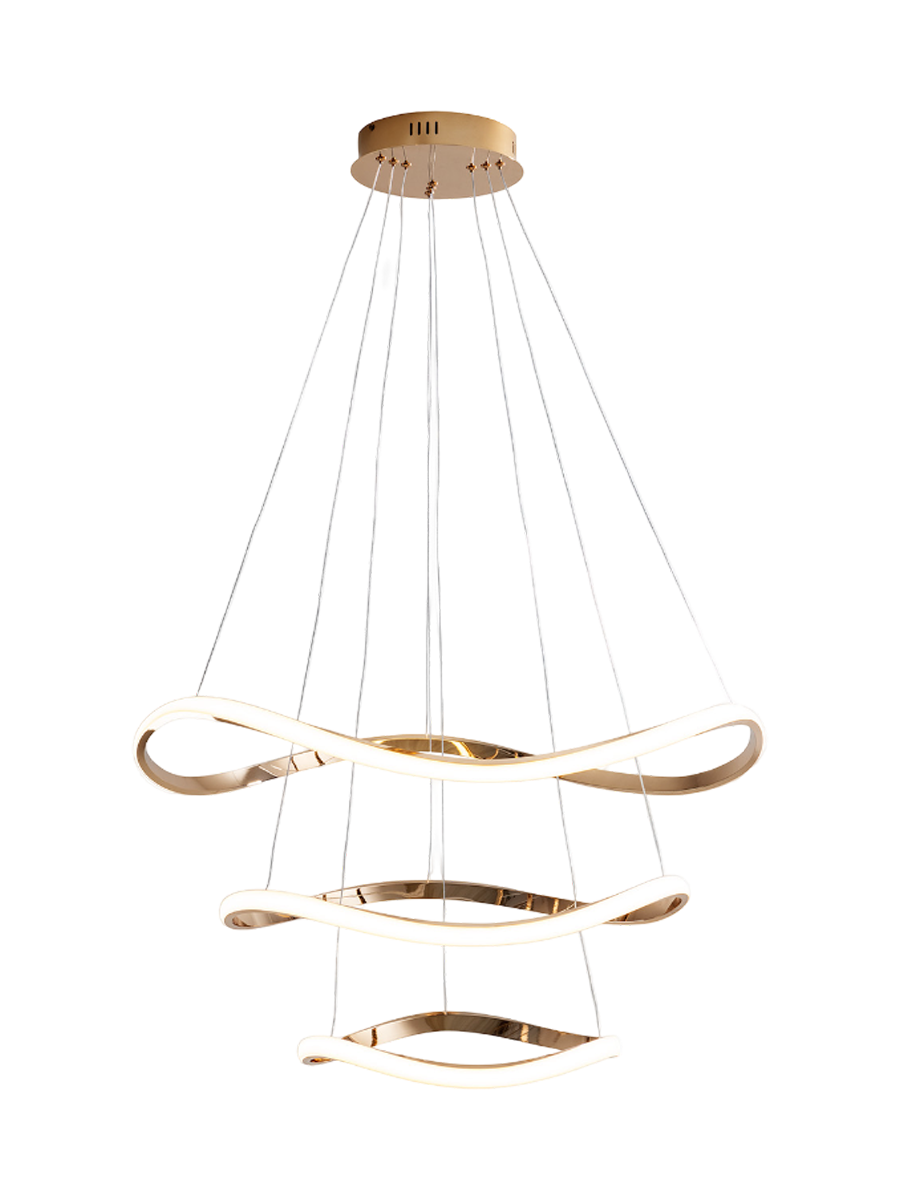 
Suspension LED design « Naos » à 3 sources lumineuses - sans télécommande